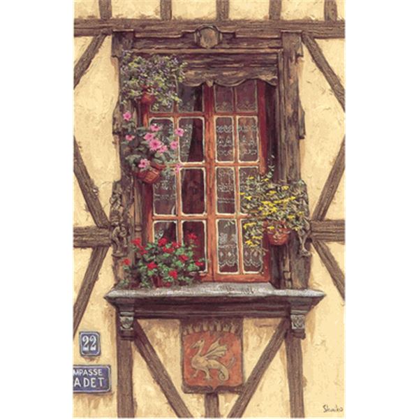 Windows of France (The Windows Suite) by Viktor Shvaiko on canvas