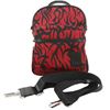 Image 1 : Christian Dior Red Black Nylon Tribal Rider Print Pattern Mini Shoulder Bag