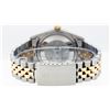 Image 5 : Rolex Mens 2 Tone Black String Diamond & Sapphire 36MM Datejust Wristwatch