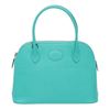 Image 1 : Hermes Emerald Green Epson Leather Bolide 27cm Shoulder Bag
