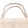 Image 6 : Chanel Beige Multicolor Quilted Boucle Tweed Double Flap Shoulder Bag