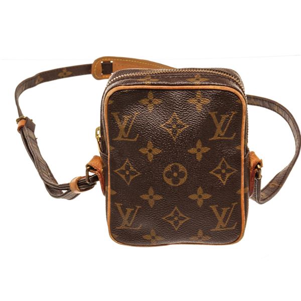 Louis Vuitton Brown Monogram Canvas Mini Danube Crossbody Bag