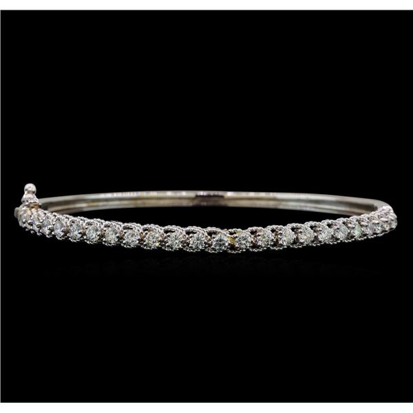 14KT White Gold 1.63 ctw Diamond Bracelet