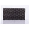 Image 2 : Goyard Black Goyardine Canvas Leather Richelieu Wallet