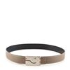 Image 1 : Hermes A Cheval Reversible Belt Leather Thin Gray