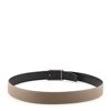 Image 2 : Hermes A Cheval Reversible Belt Leather Thin Gray
