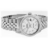 Image 3 : Rolex Mens Stainless Steel MOP Baguette Diamond 36MM Datejust Wristwatch