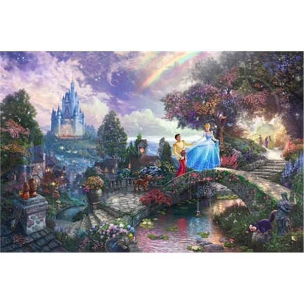 Cinderella Wishes Upon a Dream by Thomas Kinkade