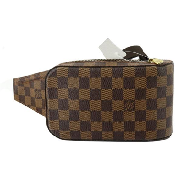 Louis Vuitton Damier Ebene Canvas Leather Geronimos Waist Bag