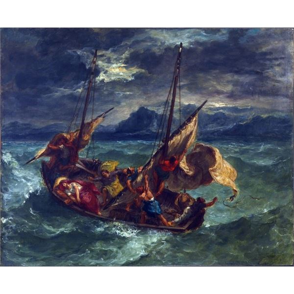 Eugene Delacroix - Christ on the Sea of Galilee