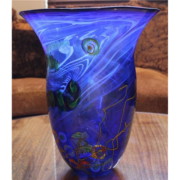 Blue Vase #303 by Dutch Schulze