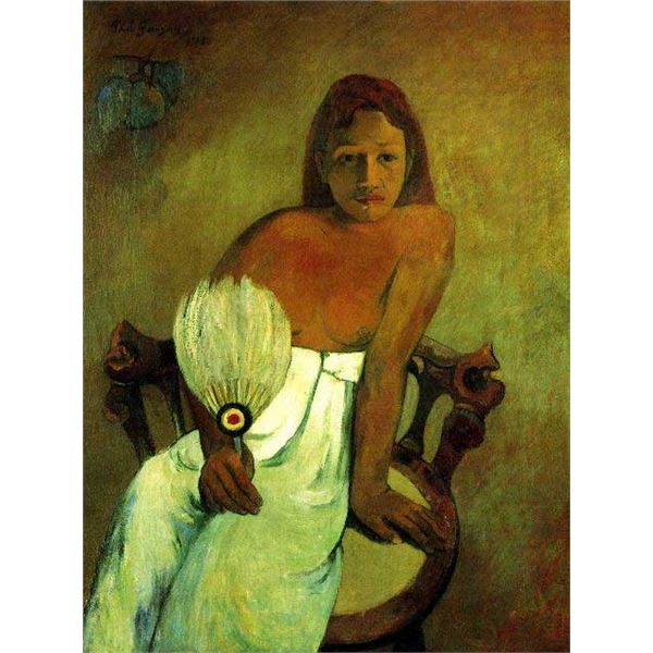 Paul Gauguin - Young Girl with Fan