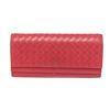 Bottega Veneta Red Leather Continental Wallet