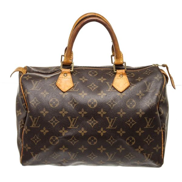Louis Vuitton Brown Speedy 30cm Satchel Bag