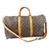 Louis Vuitton Brown Monogram Canvas Leather KeepallBandouliere Duffle Bag