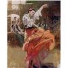 Pino "FLAMENCO IN RED (Full Size Giclee)