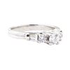 0.62 ctw Diamond Ring - 14KT White Gold