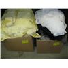 Image 1 : 2 BOXES OF MISC. BLANKETS, DRAPES, ETC.