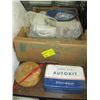 Image 1 : MISC. POTTERY BOWL, MUGS, CRYSTAL SERVING DISH, ETC.