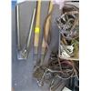 Image 1 : BOX OF MISC. HOOF TRIMMERS, DEHORNERS, BRIDLE, ETC.