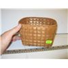 Image 1 : NATIVE CEDAR RIBBON SQUARE BASKET, APPROX. 4.5"X7"X6"