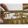 Image 3 : LG. NATIVE CEDAR RIBBON BASKET, APPROX. 18.5"X14"X10"