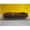 Image 2 : NATIVE CEDAR TRAY BASKET, APPROX. 9.25"X7"X1.5"