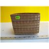 Image 1 : NATIVE CEDAR RIBBON BASKET, APPROX. 5"X7"X6"