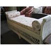 Image 2 : WICKER PADDED BENCH