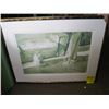 Image 1 : FRAMED, SIGNED PRINT ARTIST PROOF OF A CAT