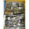 Image 2 : 2 BOXES OF ASST. SILVERPLATE CUTLERY, ETC.