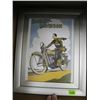 Image 1 : HARLEY DAVIDSON MOTORCYCLE PRINT