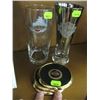 Image 1 : 2 HARLEY DAVIDSON GLASSES & 3 HARLEY DAVIDSON COASTERS