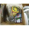 Image 3 : 4 BOXES OF MISC. GLASSES, BOWLS, BAKING DISHES, ETC.