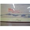 Image 2 : FRAMED NUMBERED PRINT 141/500 "HOME AGAIN" (SLED DOGS & SLED) BY VERN WILL BROWN