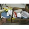 Image 1 : 2 BOXES OF ASST. PLASTICWARE, ETC.