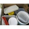 Image 2 : 2 BOXES OF ASST. PLASTICWARE, ETC.