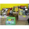 Image 1 : 4 BOXES OF MISC. KITCHENWARE & A GREENHOUSE BOX