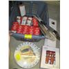 Image 1 : BOX OF MISC. LIGHTBULBS, THERMOMETER, ETC.