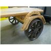 Image 2 : 2 WHEEL WOODEN PLATFORM CART