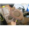 Image 2 : 3 CAST DECORATIVE PIECES & 3 CAST GARDEN MINI BIRD BATHS