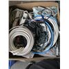 Image 2 : 2 BOXES & BIN OF MISC. ELECTRICAL, ETC.