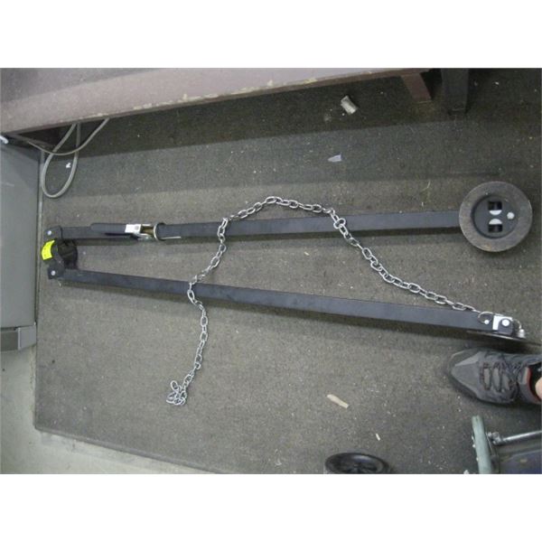 FIFTH WHEEL HITCH, KINGPIN STABILIZER STAND