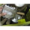 Image 2 : BASKET OF MISC. HAMMERS, LIGHT FIXTURE, BOOT REMOVE, ETC.