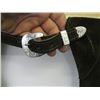 Image 2 : PAIR OF DARK BROWN LEATHER CHAPS