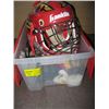 Image 1 : BOX WITH ASST. GLOVES, HELMET ETC.