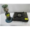 Image 1 : SMALL COLEMAN PROPANE LANTERN & BUTANE STOVE