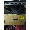 Image 1 : BOX OF MISC. RIDING BOOTS & PANTS, RIDING BOOKS, ETC.