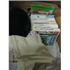 Image 2 : BOX OF MISC. RIDING BOOTS & PANTS, RIDING BOOKS, ETC.