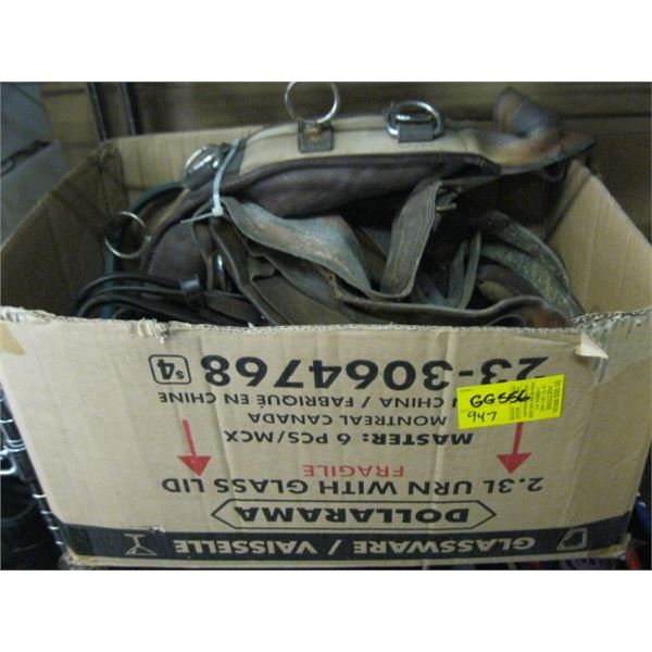 BOX OF ASST. HORSE TACK